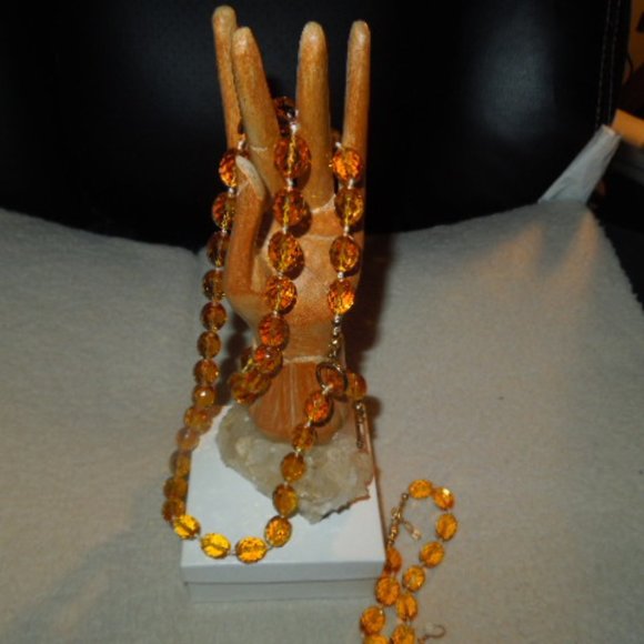 NIB Citrine Necklace, Bracelet & Earring Set - Picture 7 of 13